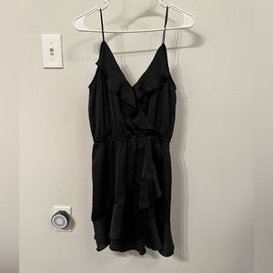 Express mini ruffle dress
